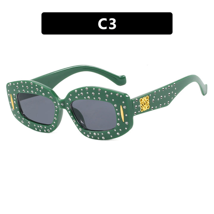 Women's fashionable sunglasses with glamorous rhinestone embellishment Stornfield