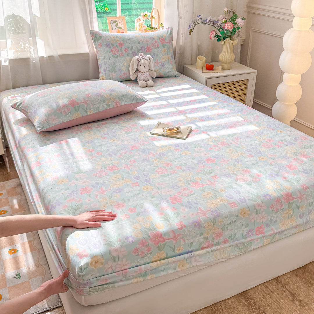 Soft Cotton Polka Dot Fitted Sheet