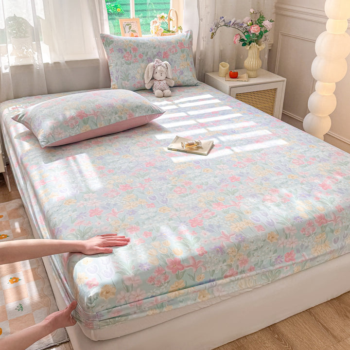 Soft Cotton Polka Dot Fitted Sheet