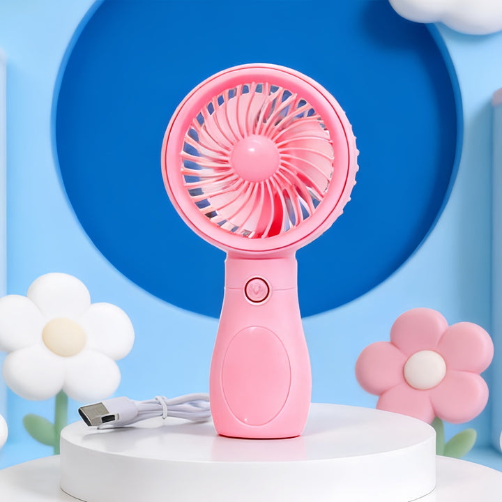 Women's Portable Mini Hand Fan with USB Charging Function Stornfield
