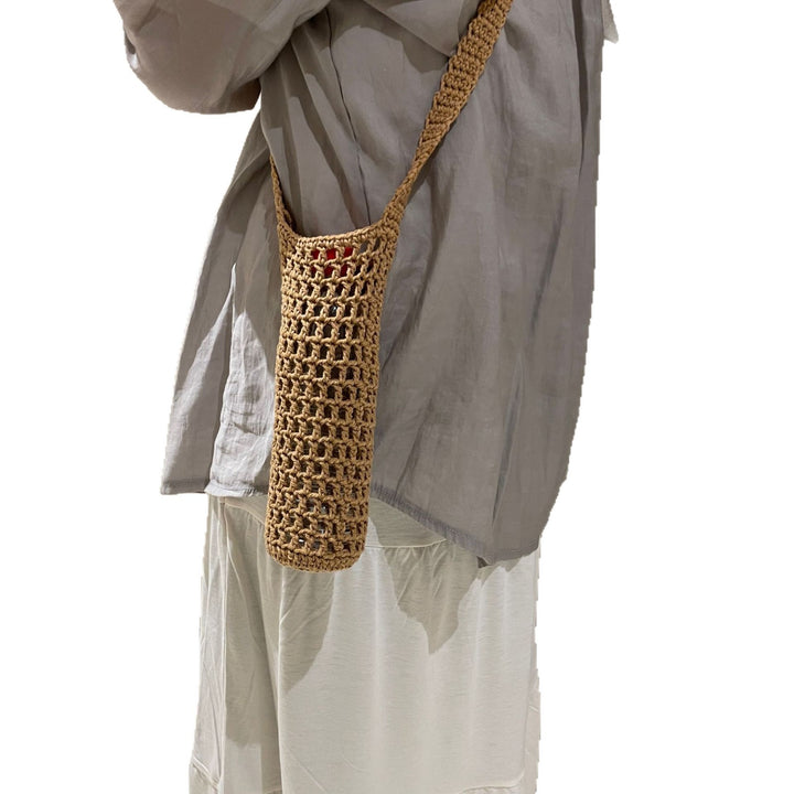 Hand-knotted bottle carrier Stornfield