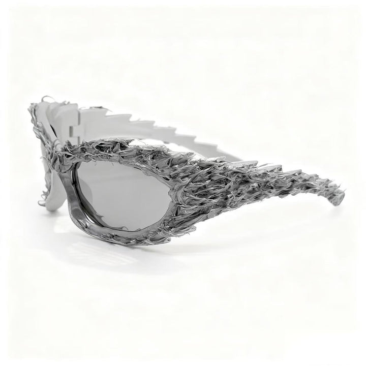 Women's fashionable sports sunglasses with unique structured frame Stornfield