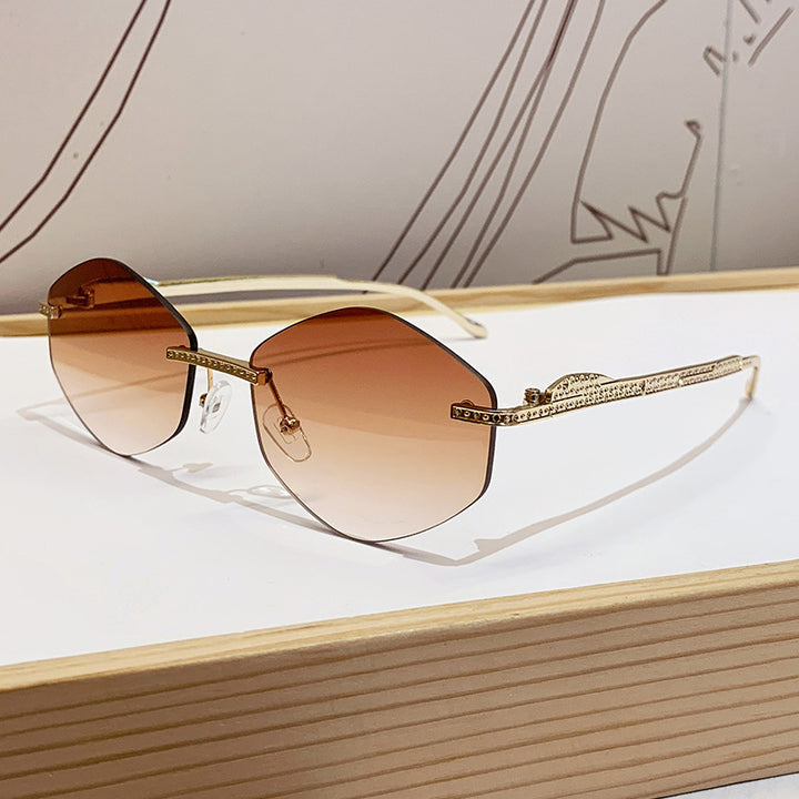 Women's extravagant sunglasses with sparkling accents Stornfield