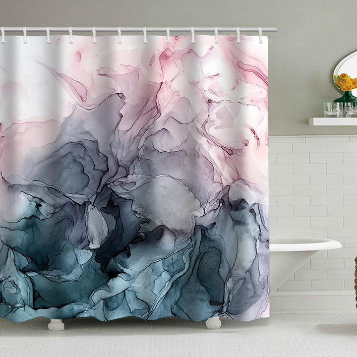 Artistic Marble Design Shower Curtain Stornfield