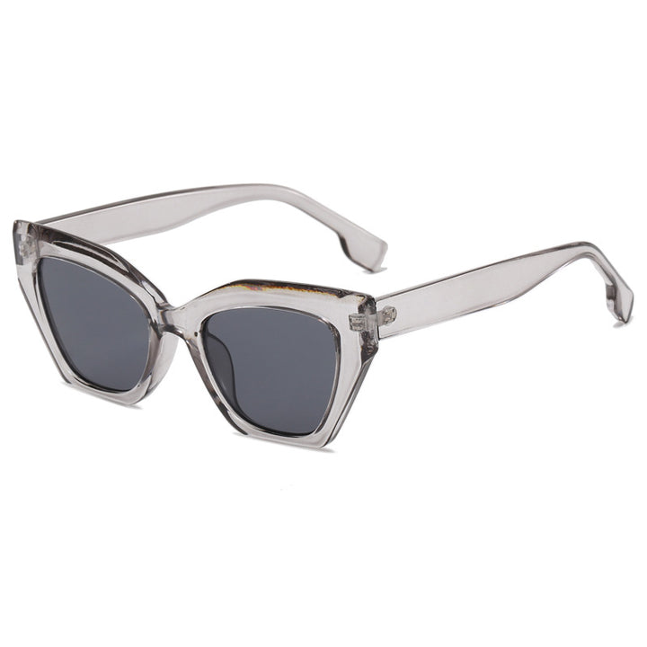 Women’s asymmetrical oversized sunglasses with trendy frame Stornfield