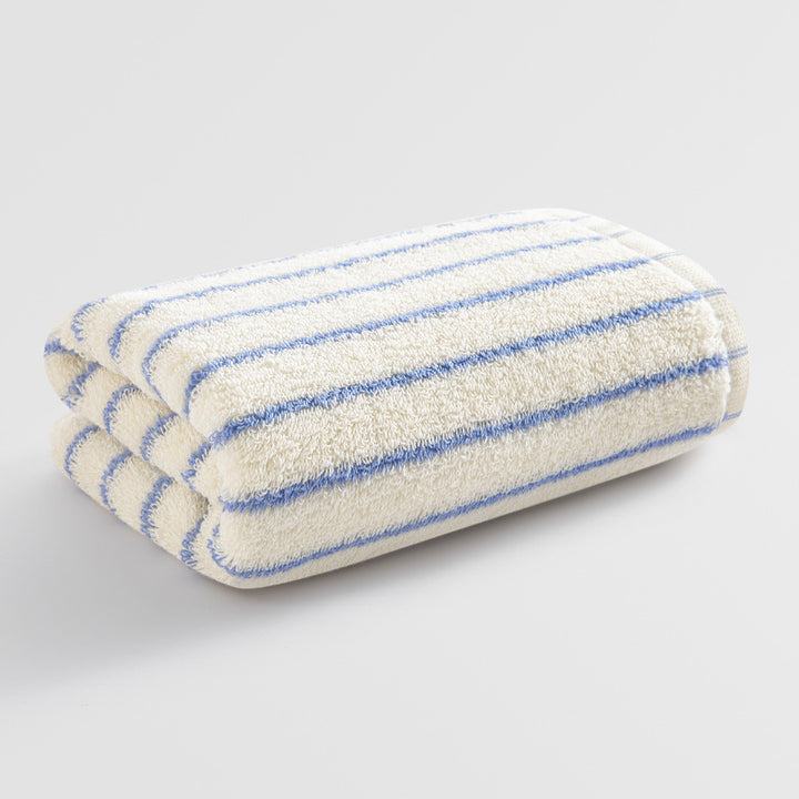 Women Elegant Terry Bath Towel with Striped Pattern Stornfield