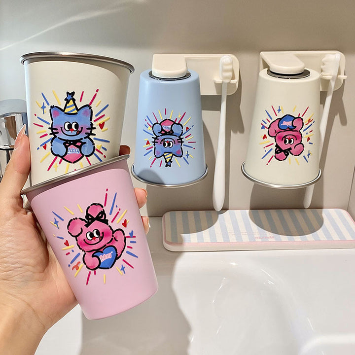Wall cup holder with creative animal design Stornfield