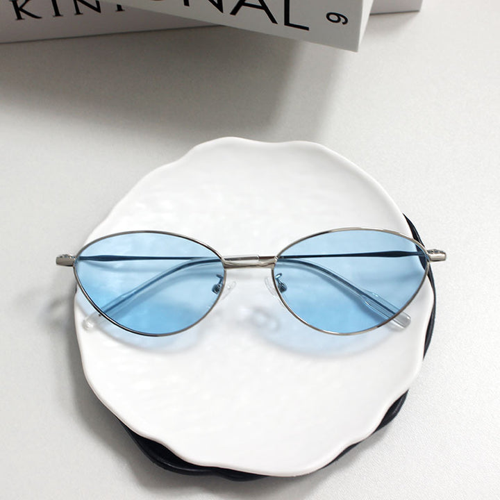 Fashionable Rectangular Glasses with Fine Metal Frame Stornfield