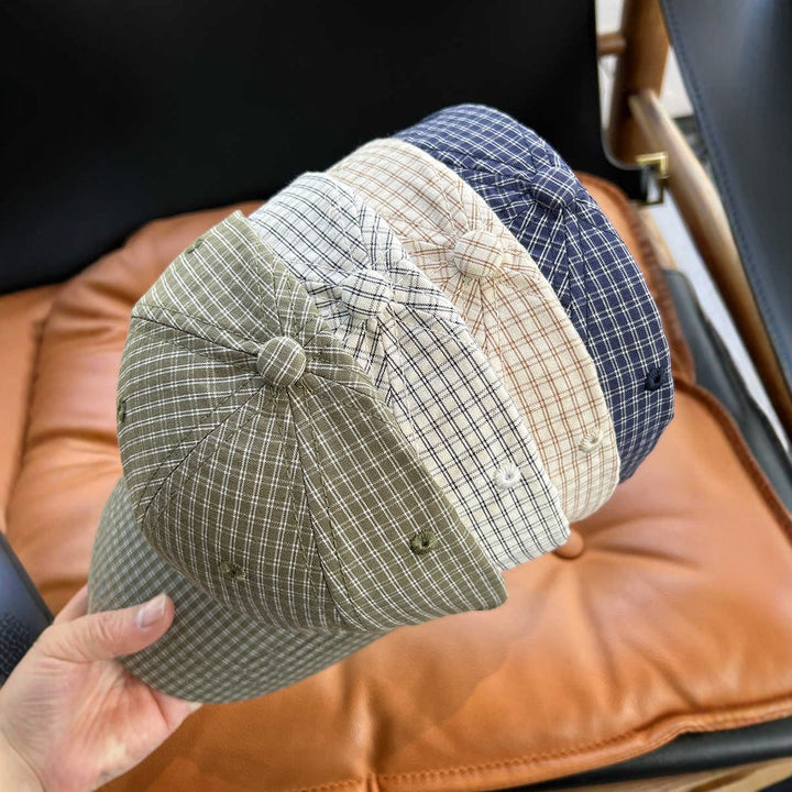 Men's Casual Checkered Baseball Cap Stornfield