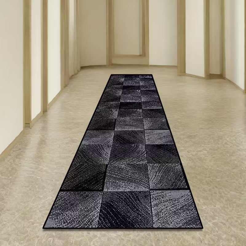 Elegant Geometric Pattern Runner Mat for Home