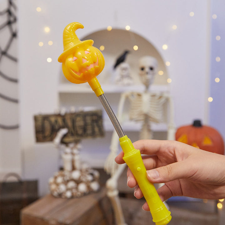 Creative Halloween Deco Candle with Pumpkin Motif Stornfield