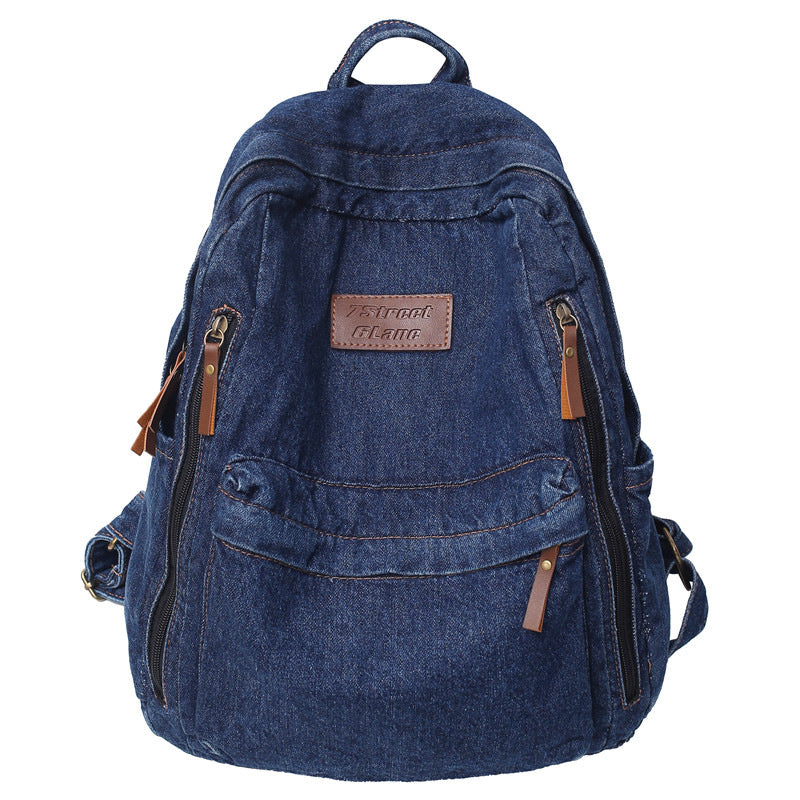 Casual Denim School Backpack Stornfield