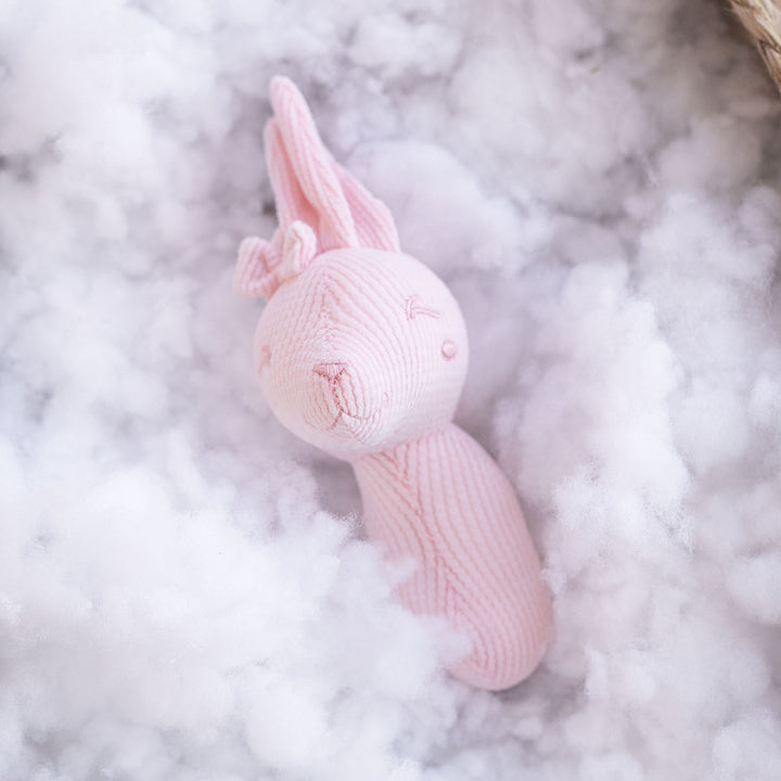 Plush Corduroy Bunny Lovey Comforter