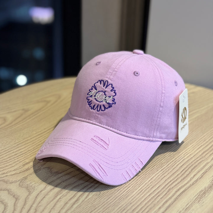 Unisex Embroidered Flower Design Baseball Cap Stornfield