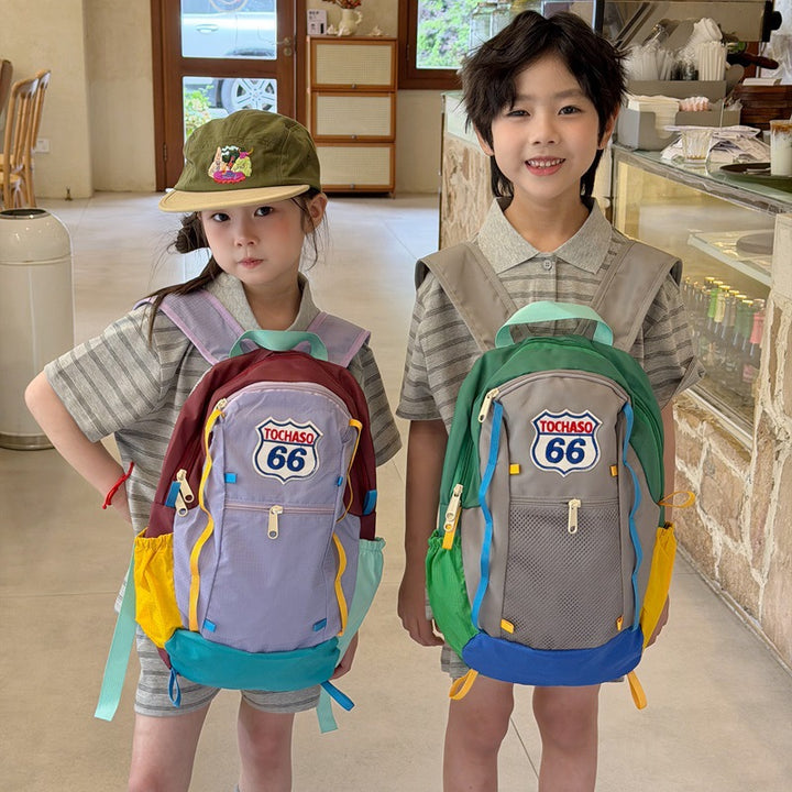 Colorful Patchwork Backpack Stornfield