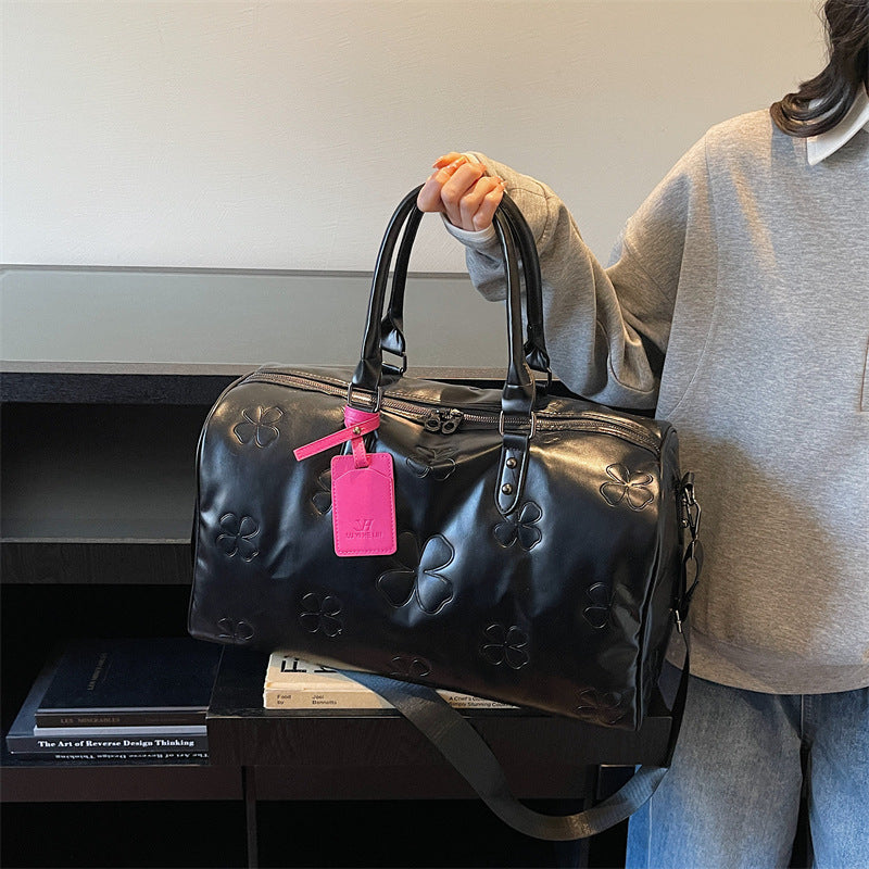 Stylish Embossed Travel Duffel Bag Stornfield
