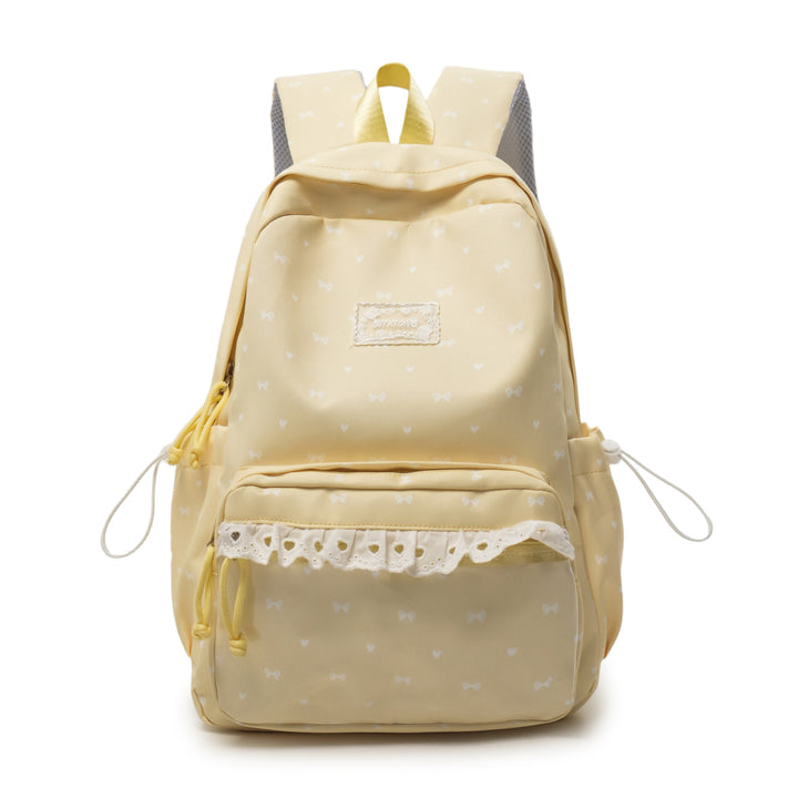 Cute Bow-Embellished Casual Backpack Stornfield