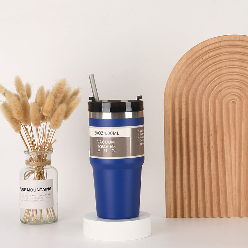 Unisex Insulated Drinking Cup with Integrated Straw Stornfield