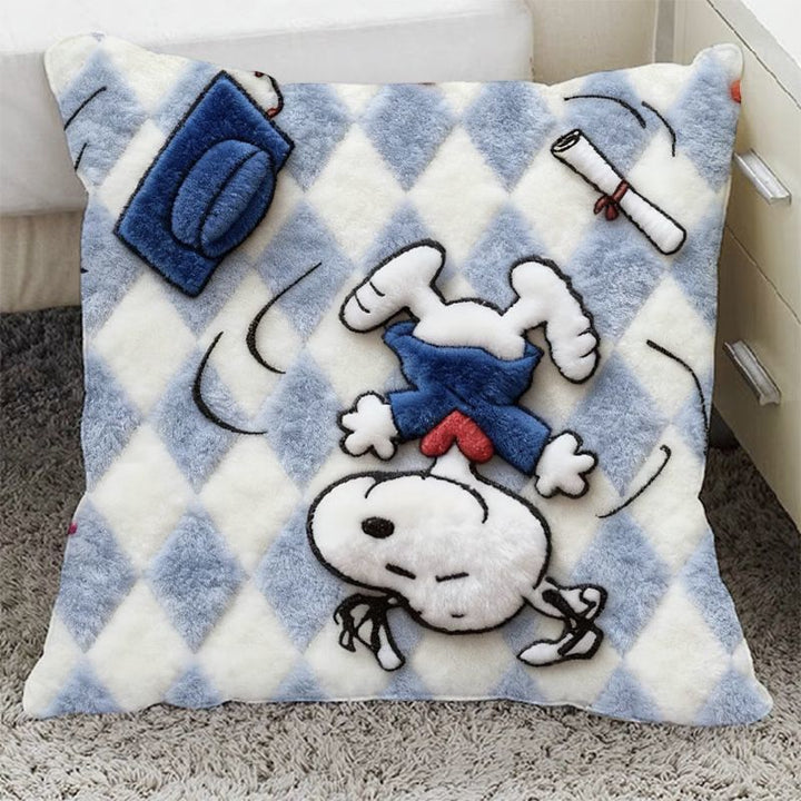 Plush Cartoon Decorative Throw Pillow