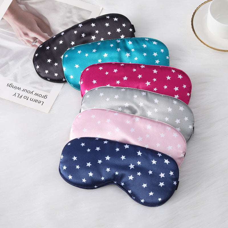 Women nan silky-soft contoured sleep mask with comfort padding and star pattern Stornfield