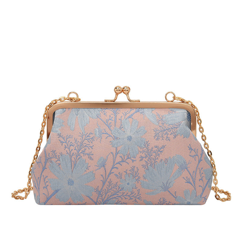 Decorative Floral Clutch