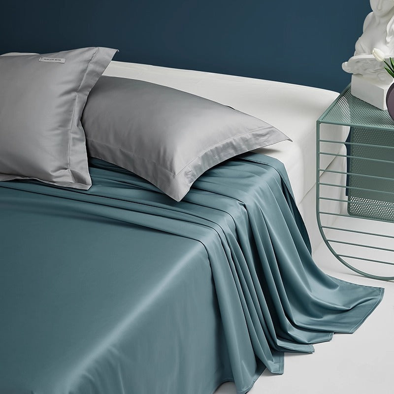 Premium Microfiber Sheet Set with Deep-Pocket Fitted Sheet and Silky Cooling Finish