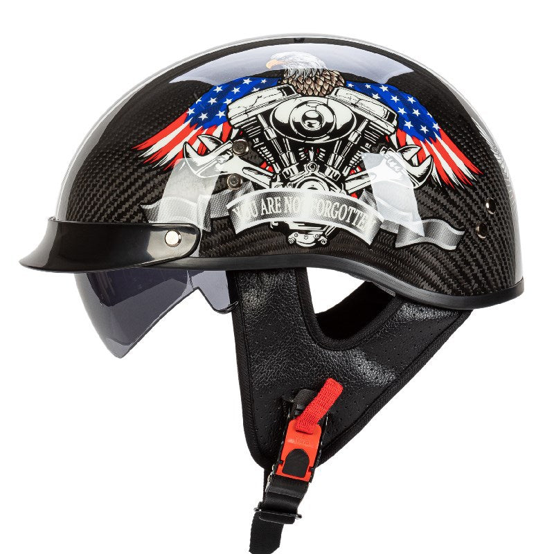Graphic Safety Skull Design Motorcycle Helmet Stornfield