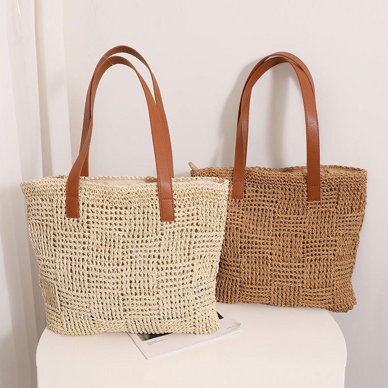 Natural braided tote bag Stornfield