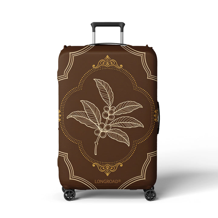 Women’s suitcase cover with floral lavender pattern Stornfield