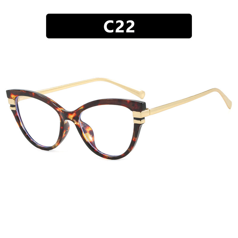 Ladies Cat-Eye Sunglasses with Elegant Metal Accents Stornfield