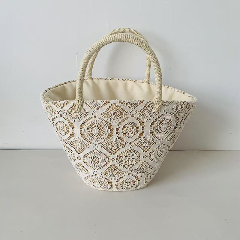 Basket bag with elegant, woven design Stornfield