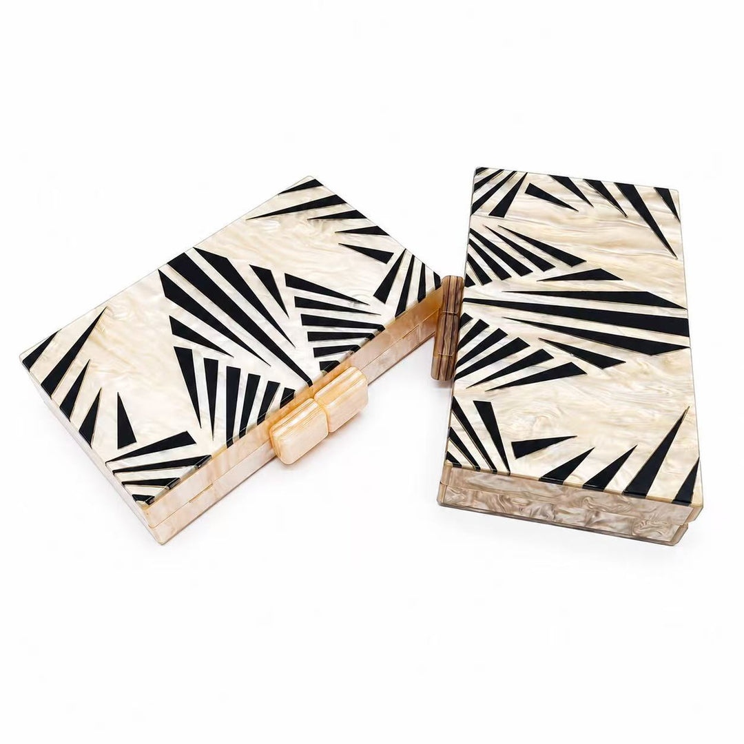 Geometric Acrylic Clutch