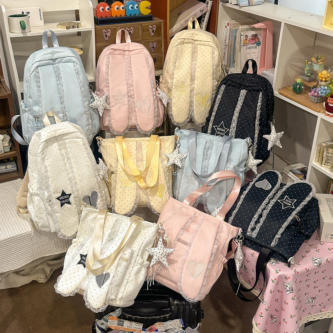 Playful Decorative Patchwork Backpack Stornfield