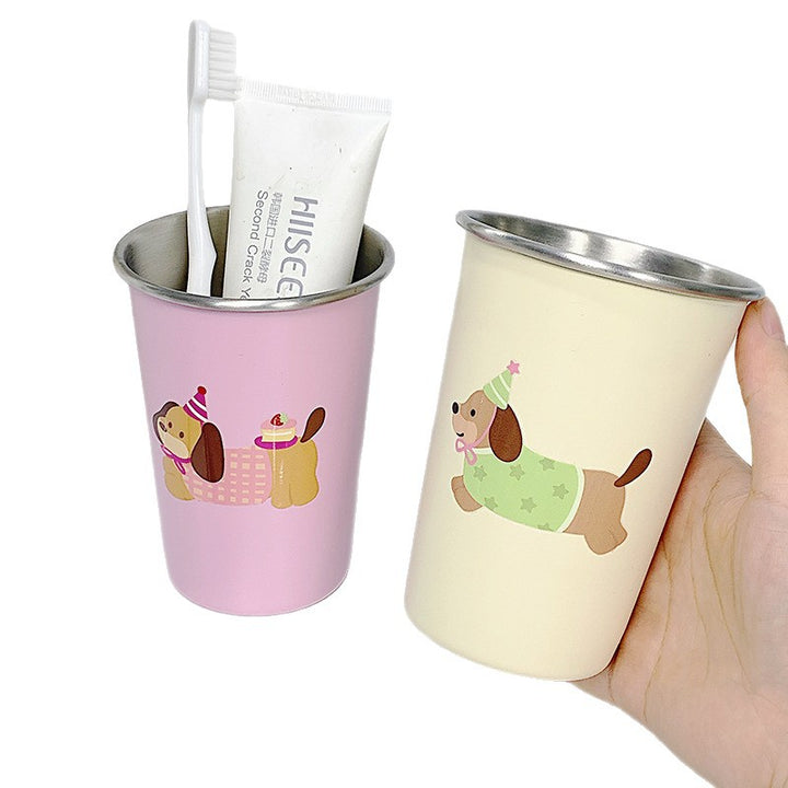 Stainless steel cup with cute dog design Stornfield