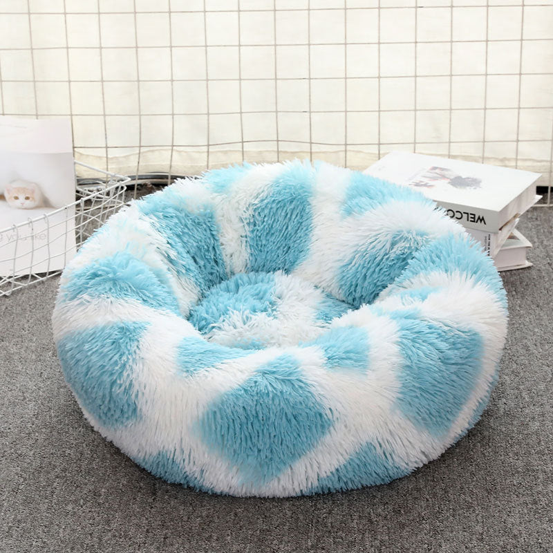 Women Round Plush Pet Bed Stornfield