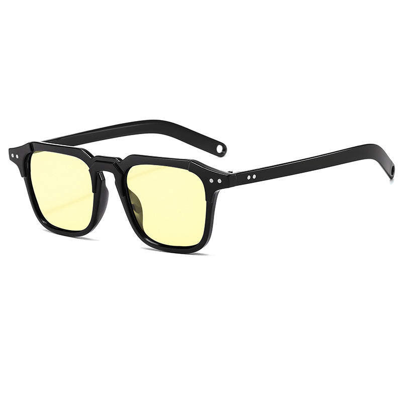 Men's Retro-Inspired Bold Square Sunglasses Stornfield