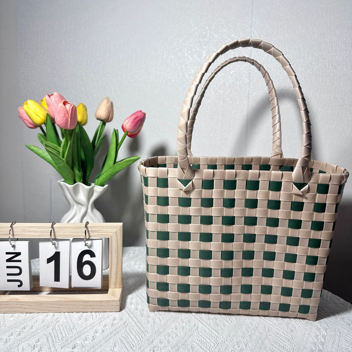 Braided handbag with sturdy handles Stornfield