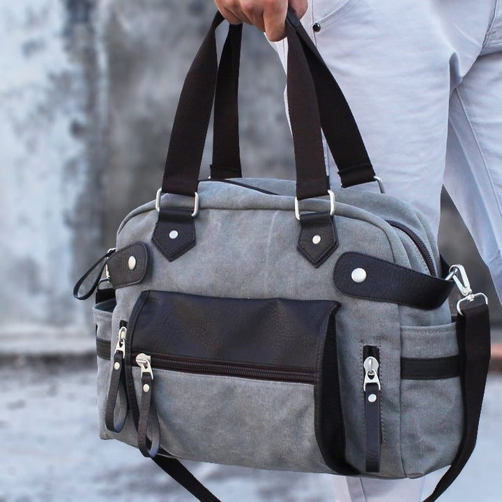 Shoulder bag with multiple compartments and comfortable carrying system Stornfield