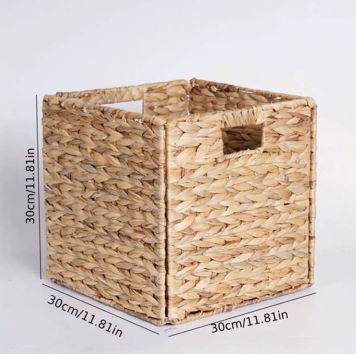 Rectangular storage basket with handwoven design Stornfield