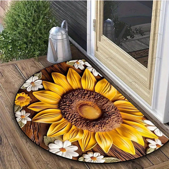 Cat-Themed Welcome Mat
