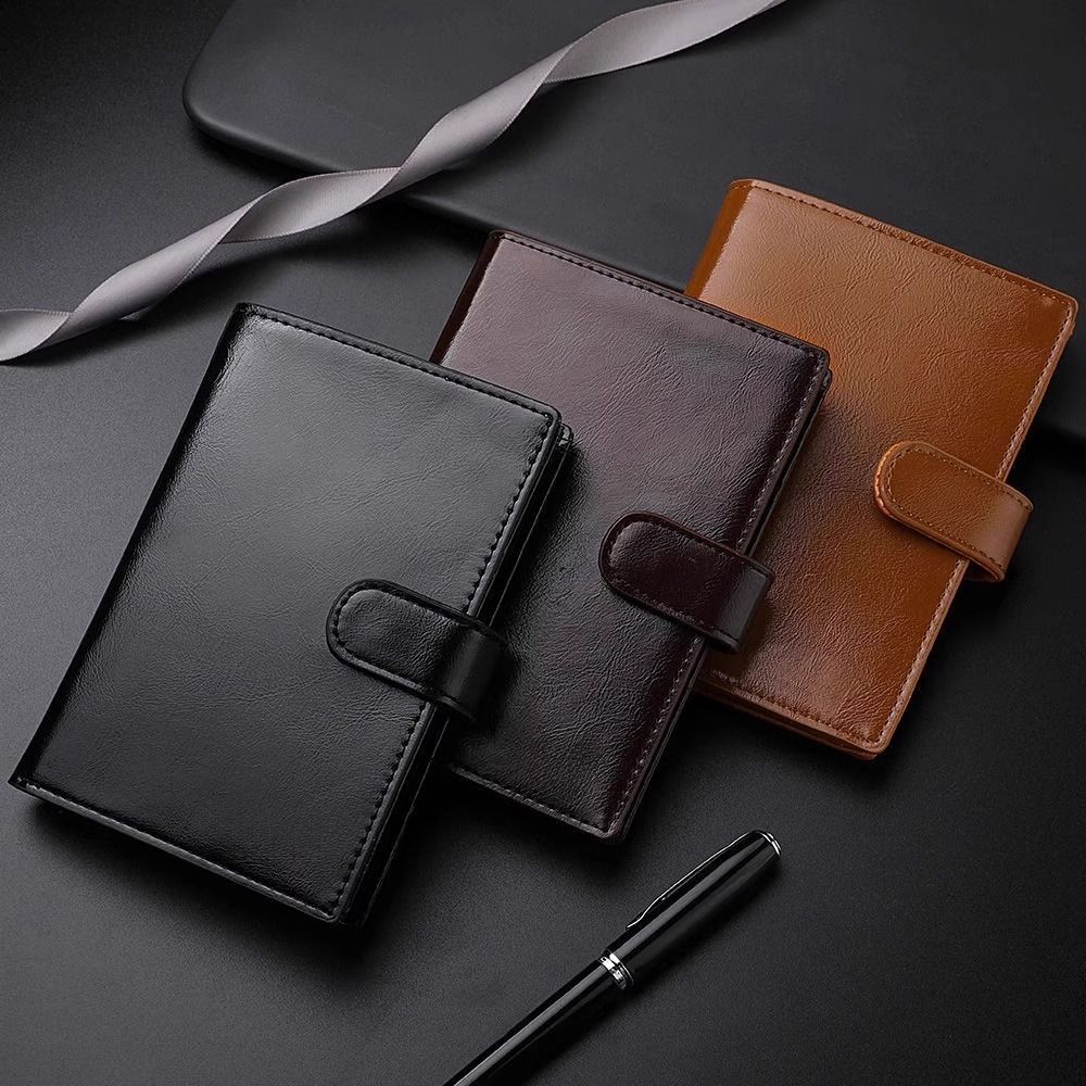 Elegant Textured Leather Planner Wallet Stornfield