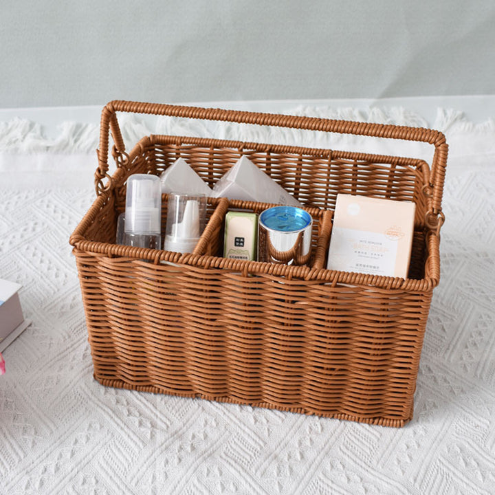 Versatile Woven Storage Organizer with Compartmentalized Design Stornfield