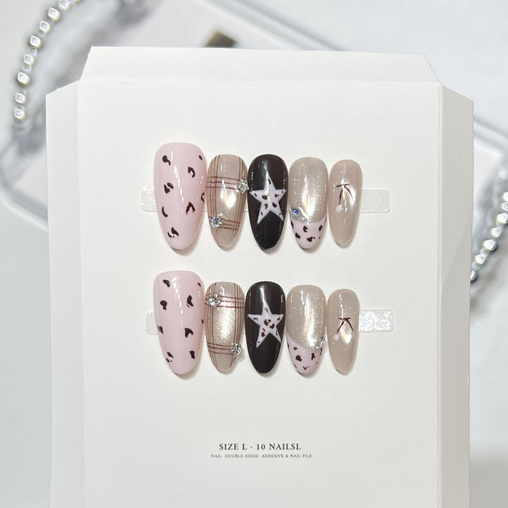 Themed Press-On Nail Art Set with Hello Kitty Designs Stornfield