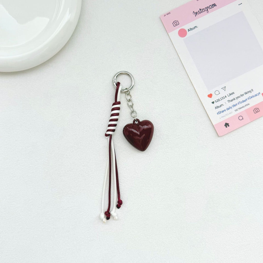 Heart-Shaped Charm Keychain Stornfield