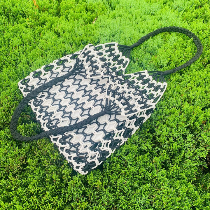 Handcrafted mesh tote bag made of tear-resistant material Stornfield