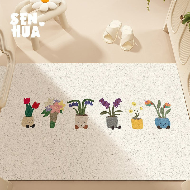 Cozy Cartoon Welcome Mat Stornfield