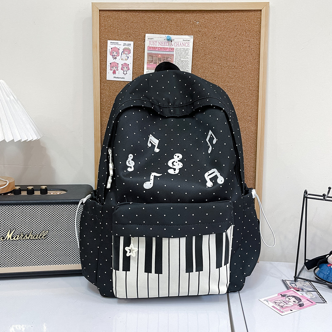 Musical Theme Laptop School Backpack