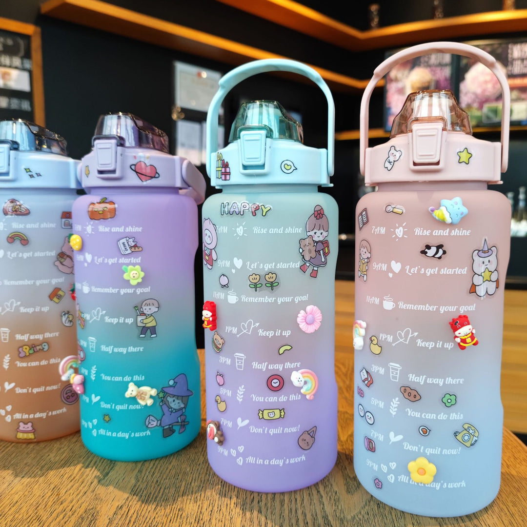 Women's Motivating Water Bottle with Interactive Sticker Set Stornfield