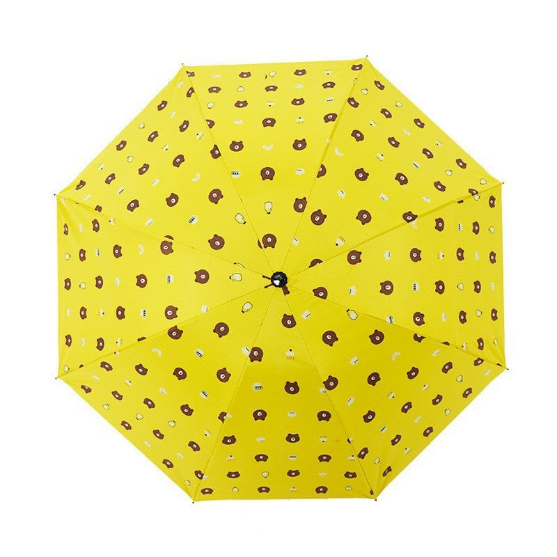 Women's creative folding umbrella with animal motif Stornfield