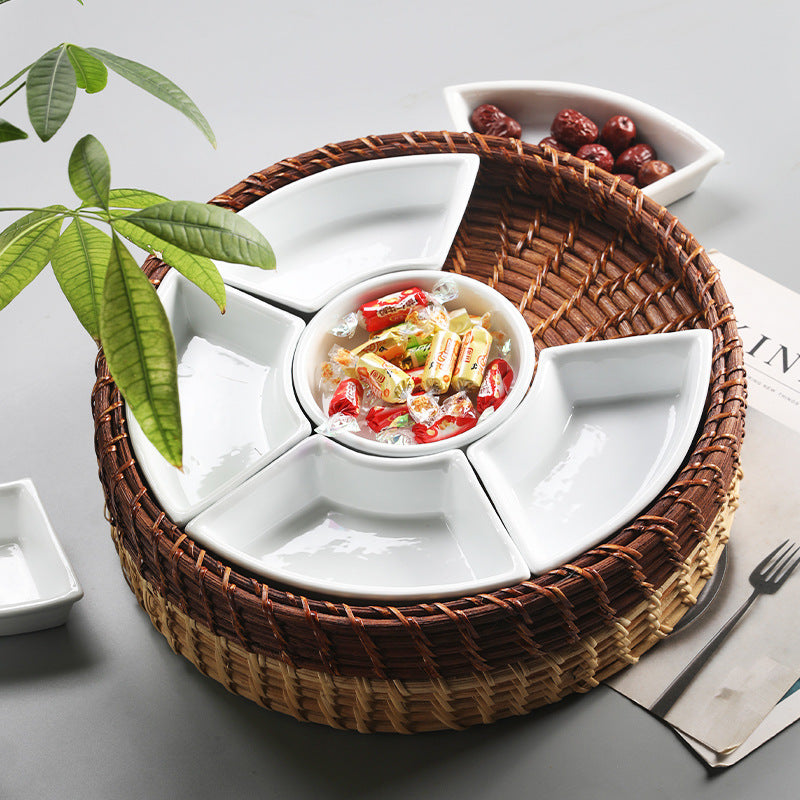 Unisex Serving Tray with Separate Compartments Stornfield